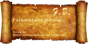 Falkenstein Dorina névjegykártya